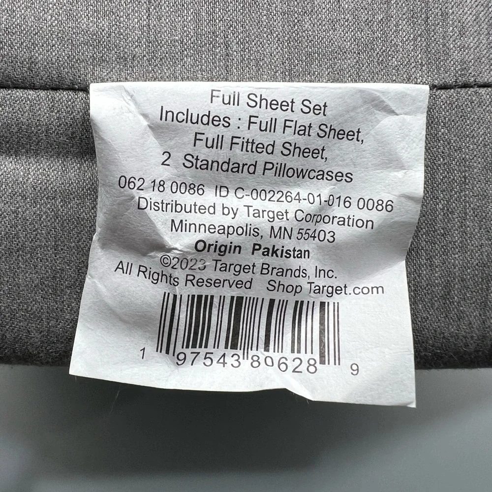 Target Full Size Sheet Set - 4 pieces NEW